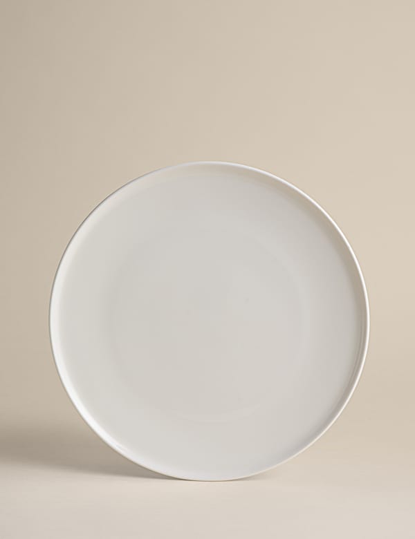 Lot de 4 grandes assiettes Arlington en porcelaine fine - CH