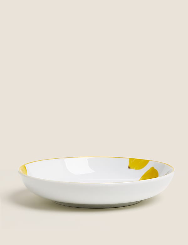 Set of 4 Lemons Pasta Bowls