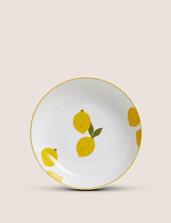 Set of 4 Lemons Pasta Bowls