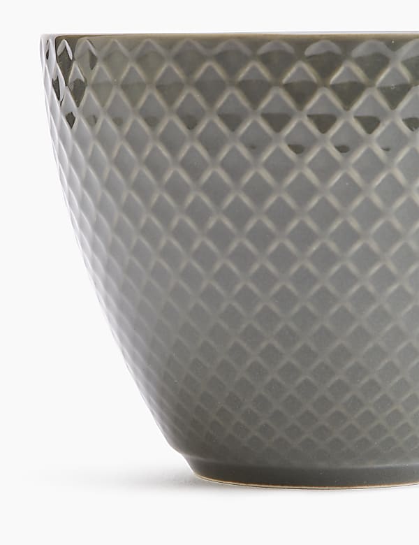 Textured Charcoal Mug