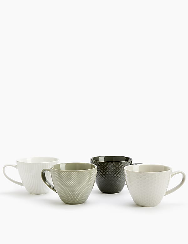Textured Charcoal Mug