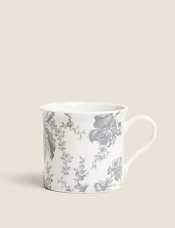 Set of 4 Floral Mugs