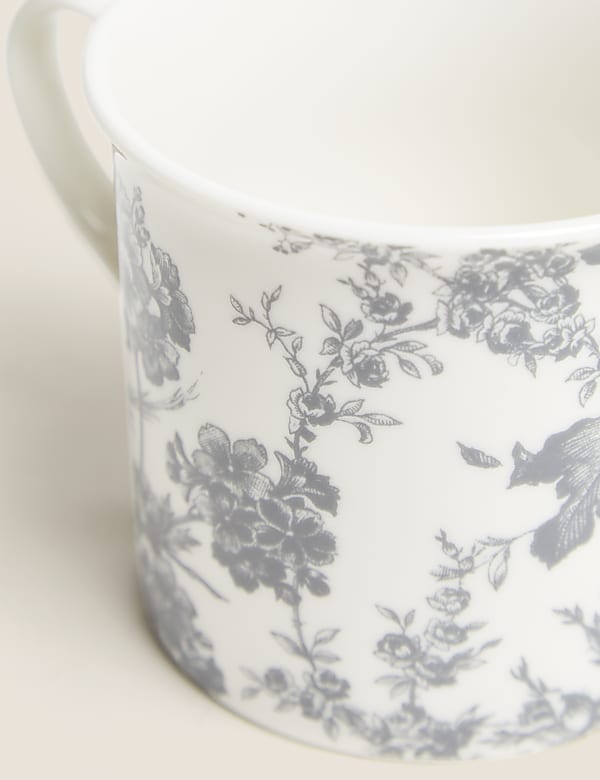 Set of 4 Floral Mugs
