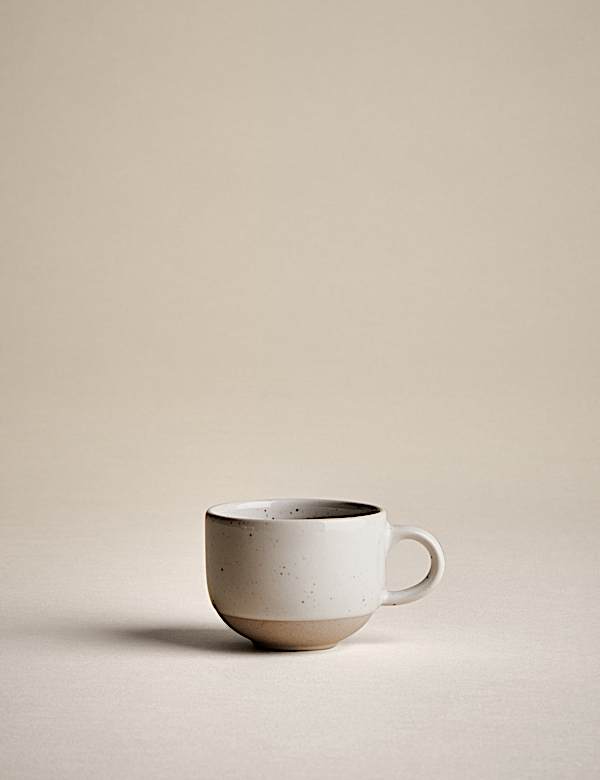 Set of 4 Speckle Ceramic Espresso Mugs - HU