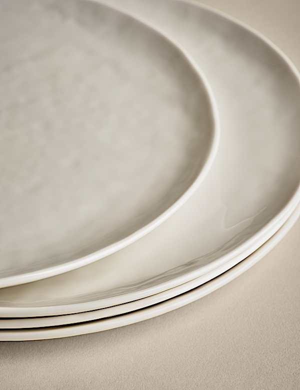 Set of 4 Artisan Dinner Plates - PL