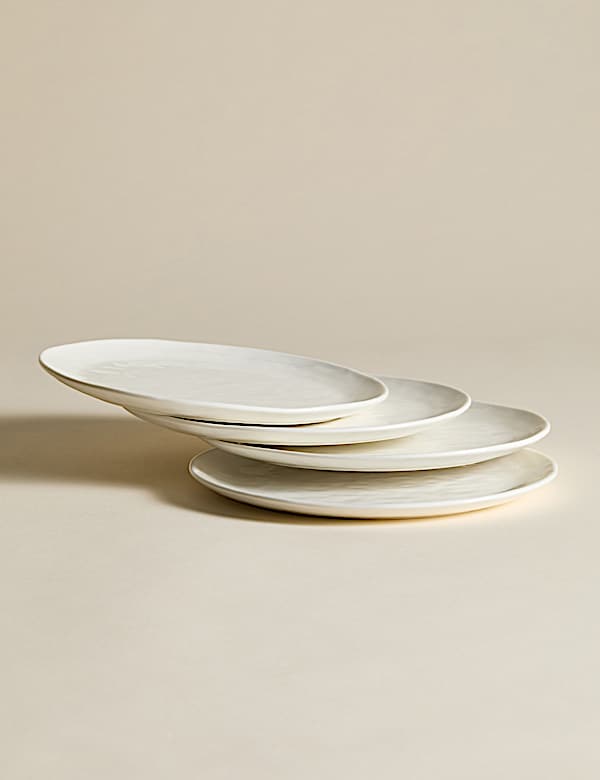 Set of 4 Artisan Side Plates - BN