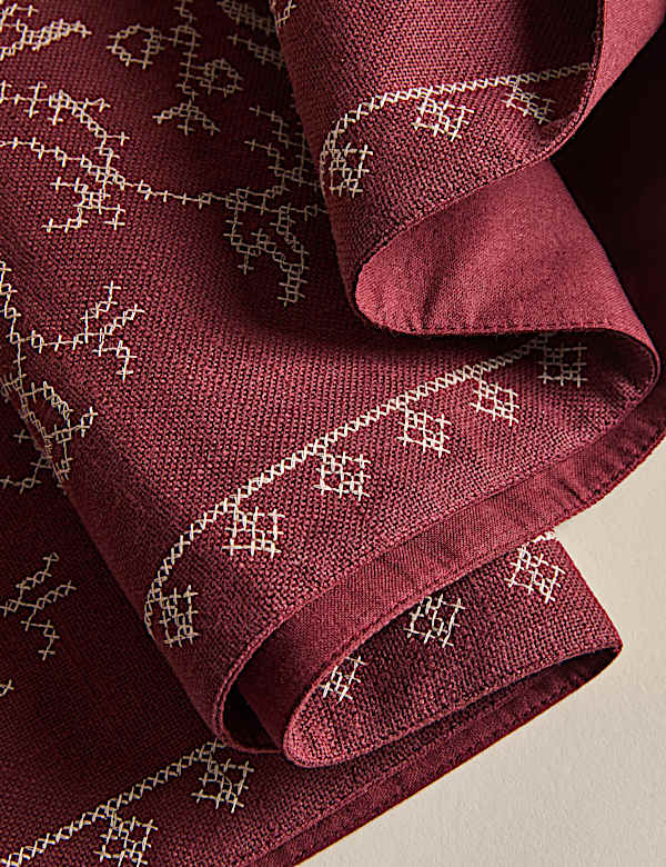 Christmas Cosy Cross Stitch Table Runner - LU