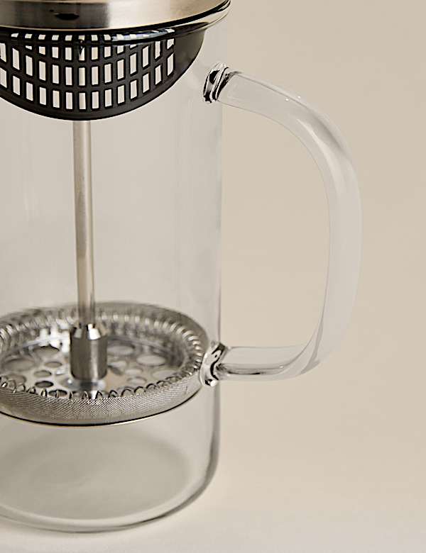 3-Tassen-Cafetiere aus Glas - DE