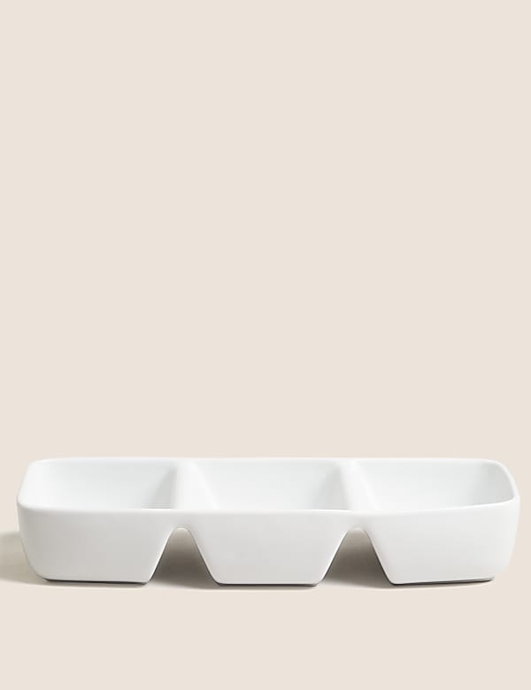 Maxim Porcelain Three Part Serving Bowl - KR