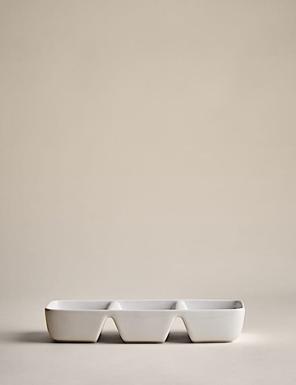 Maxim Porcelain Three Part Serving Bowl - KR