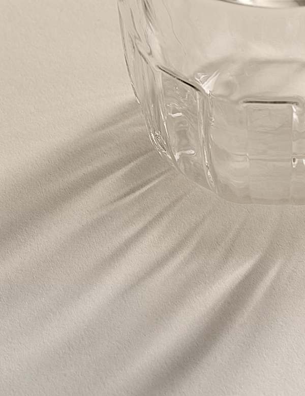 Petit mug en verre sans poignée - BE