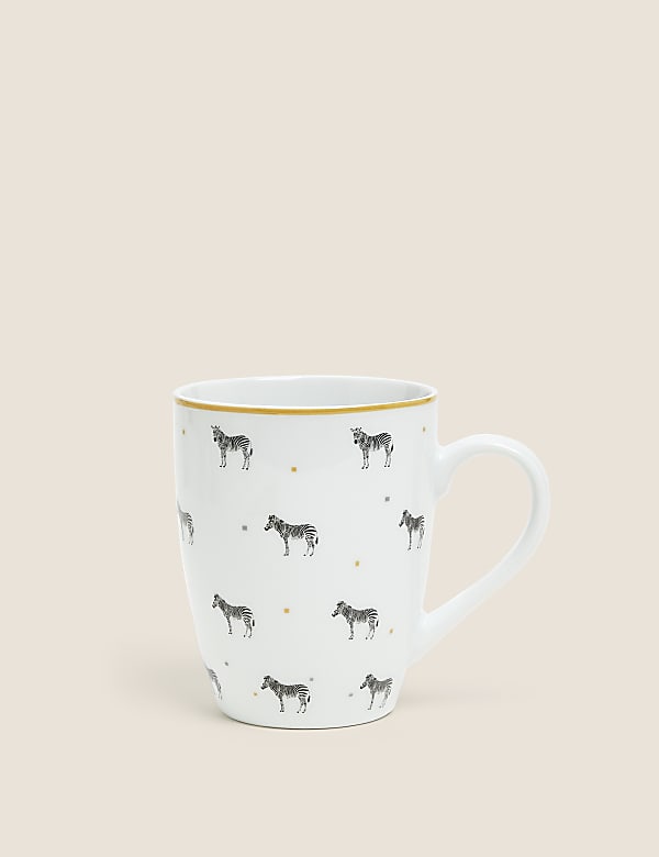 Set of 4 Zebra Mugs