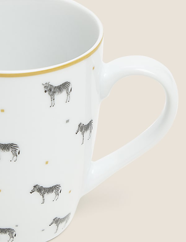 Set of 4 Zebra Mugs