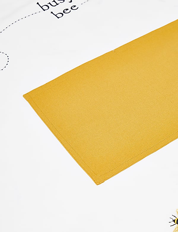 Tablier pur coton à imprimé abeille - CH