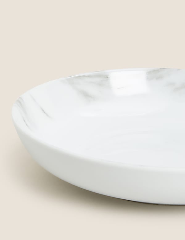 Set of 4 Marble Pasta Bowls