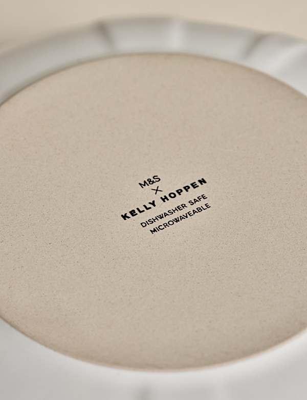 Assiette à pâtes texturée - BE