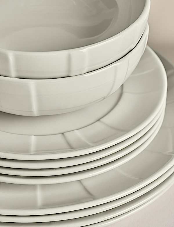12 Piece Textured Dinner Set - CY