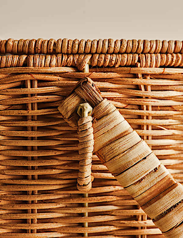 Panier pour pique-nique avec porte-bouteilles - FR