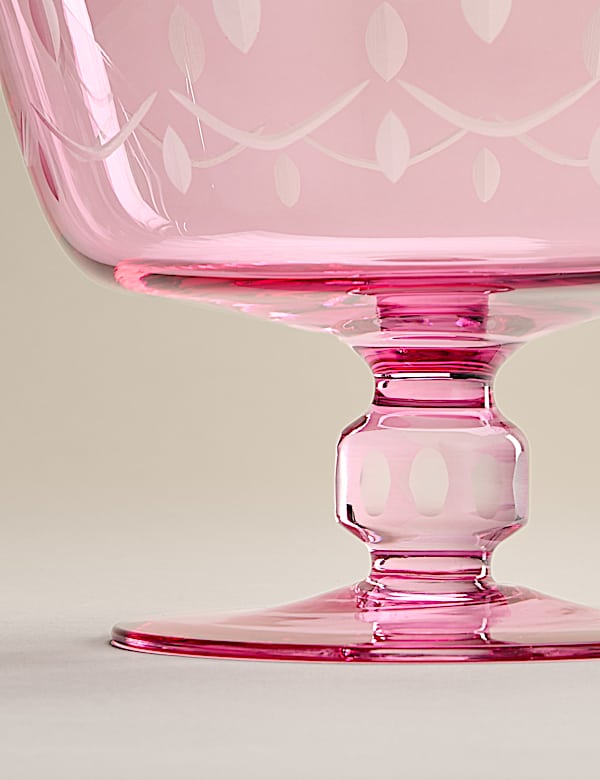 Retro Glass Trifle Bowl - KG