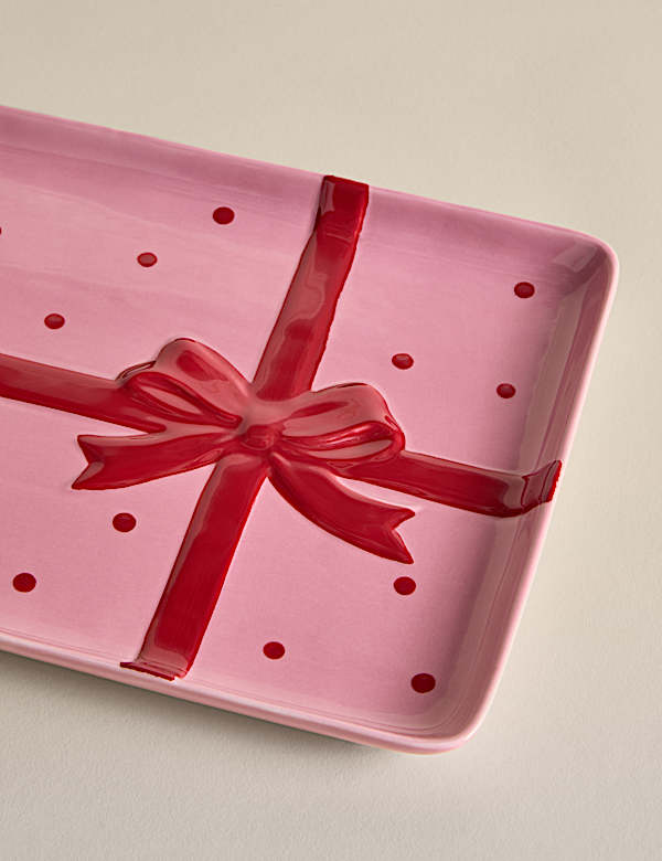 Schleifen-Servierplatte - DE