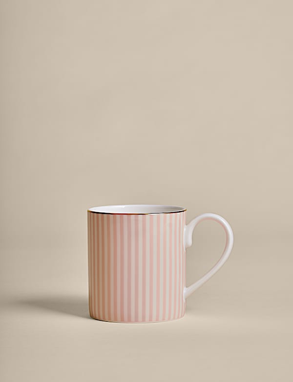 Set of 4 Hampton Stripe Mugs - VN