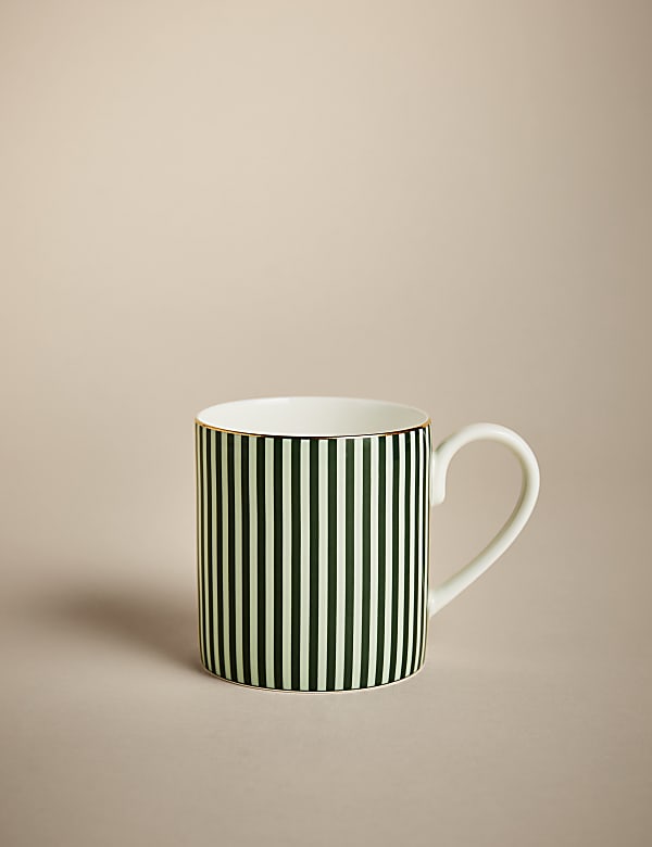 Set of 4 Hampton Stripe Mugs - BG