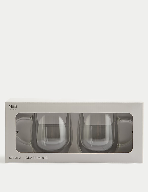 Set of 2 Double Wall Mugs - GR