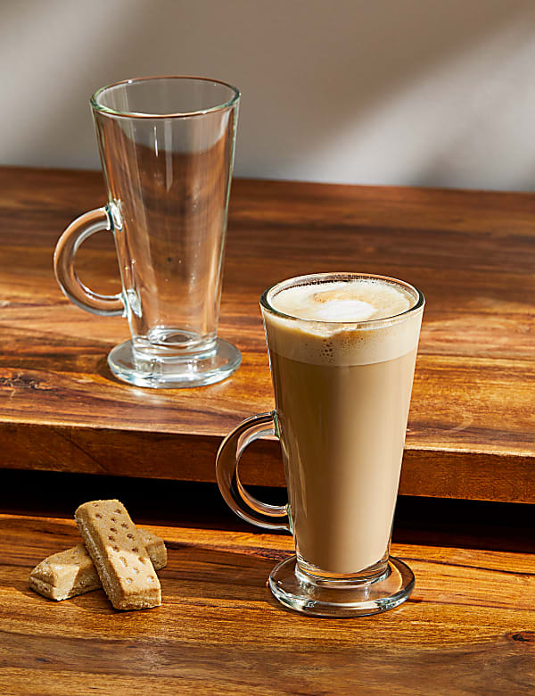 Cafe latte glasses clearance