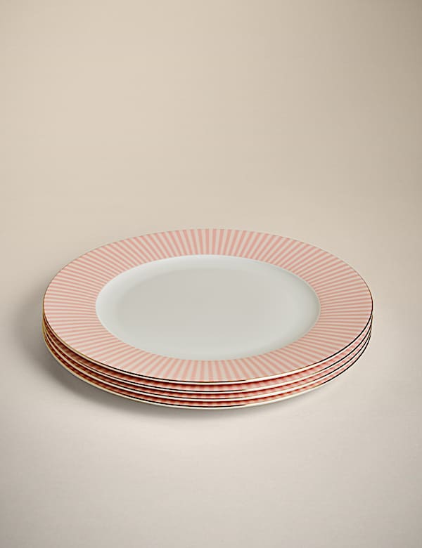 Sada 4 ks mělkých talířů Hampton - CZ