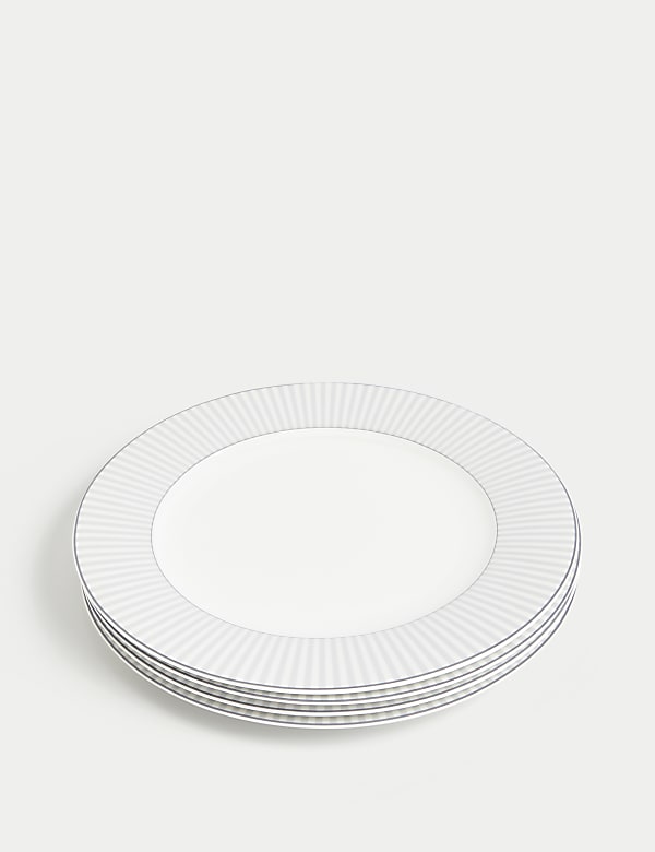 Set of 4 Hampton Dinner Plates - CZ