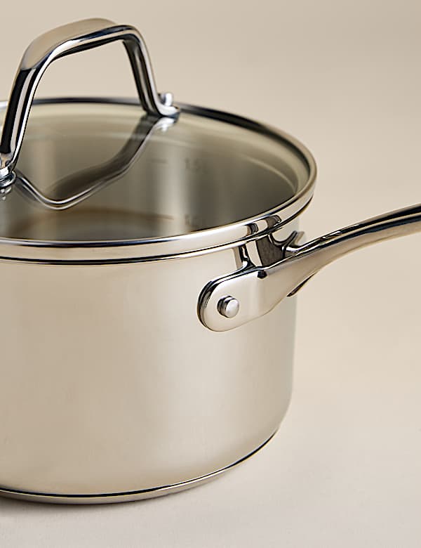 Stainless Steel 16cm Saucepan - JE