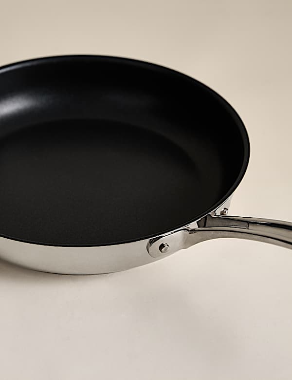 Stainless Steel 24cm Frying Pan - MX