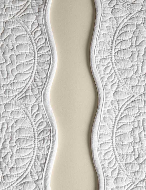 2er-Set Gesteppte Platzmatten aus reiner Baumwolle - AT