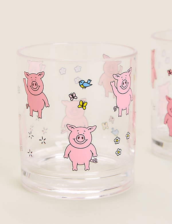 Set of 4 Percy Pig™ Picnic Tumblers