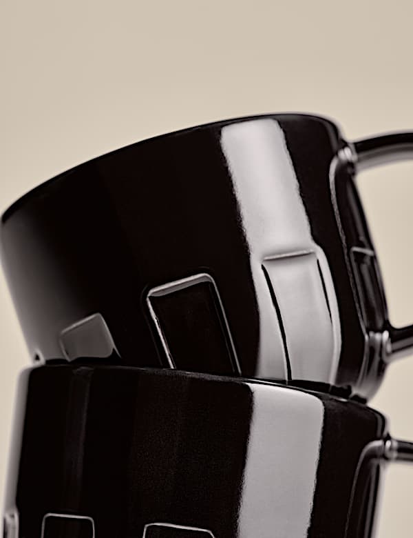 Set of 2 Textured Espresso Cups - JP