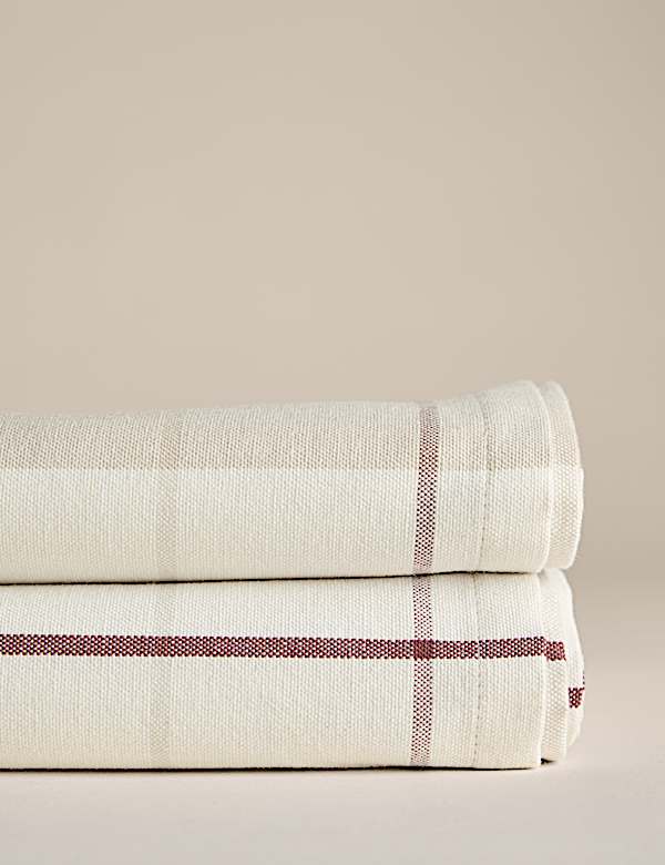 Nappe en coton &agrave; carreaux - CH