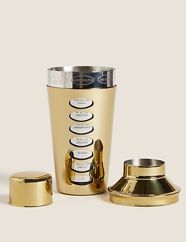 Cocktail Shaker With Recipes - GR