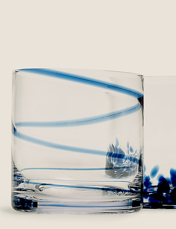Set of 4 Patterned Tumblers