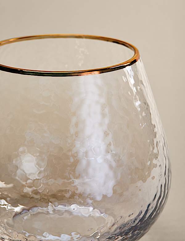 Set of 2 Hammered Lustre Tumblers - DK