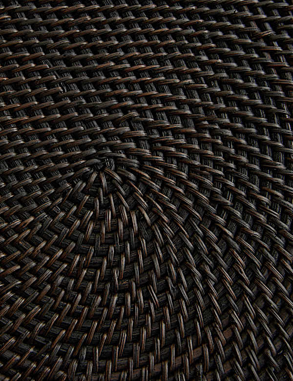 Set of 2 Rattan Oval Placemats - AU