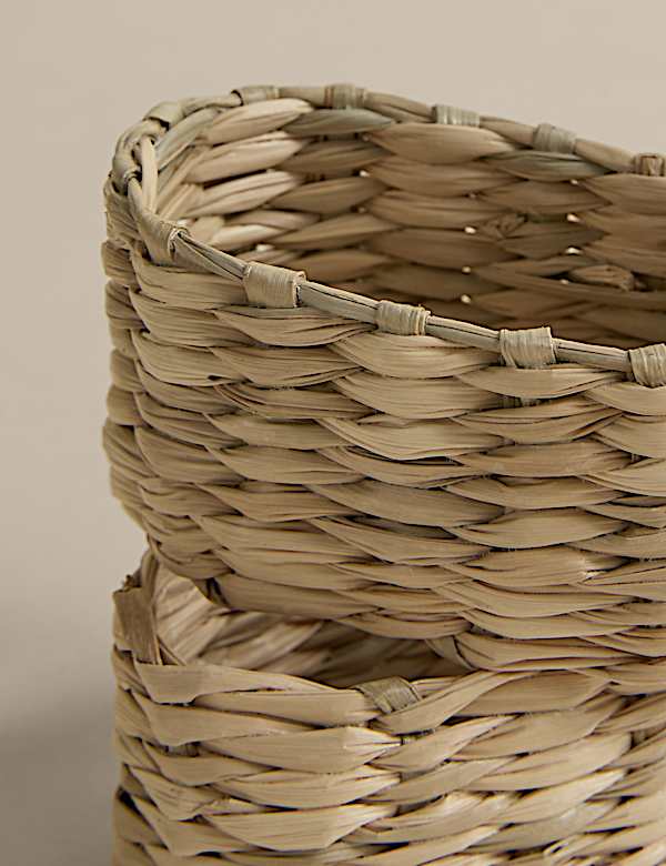 Set of 4 Seagrass Oval Napkin Rings - PL