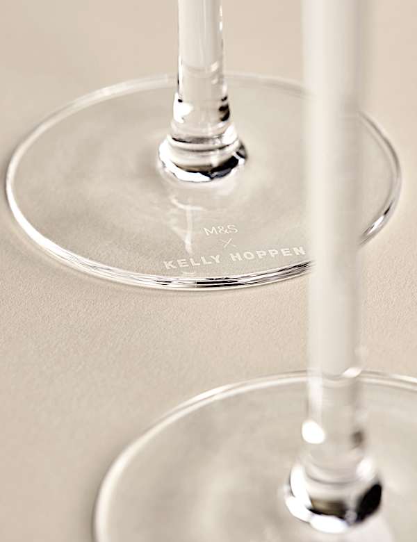 Set of 4 Textured Champagne Flutes - AU