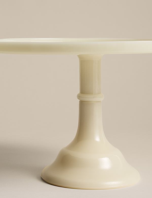 Milk Glass Cake Stand - SK
