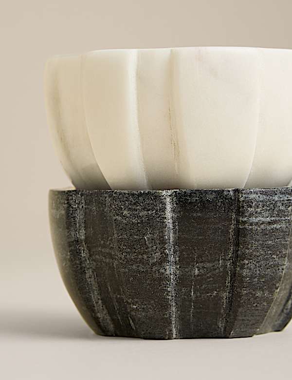 קעריות הגשה ומגש משיש בטקסטורה - IL