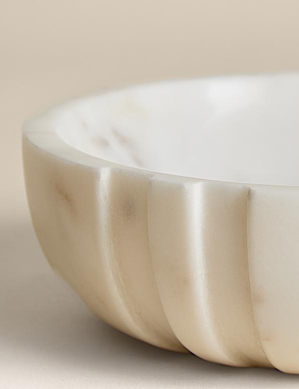 Marble Textured Serving Bowl - JO