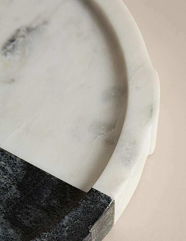 Bandeja texturizada de mármol - ES