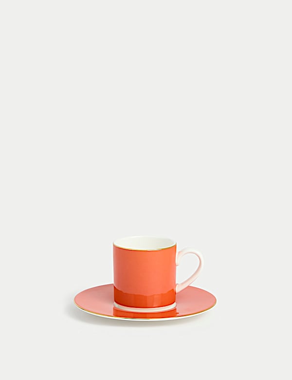 Bone China Espresso Cup & Saucer - TW