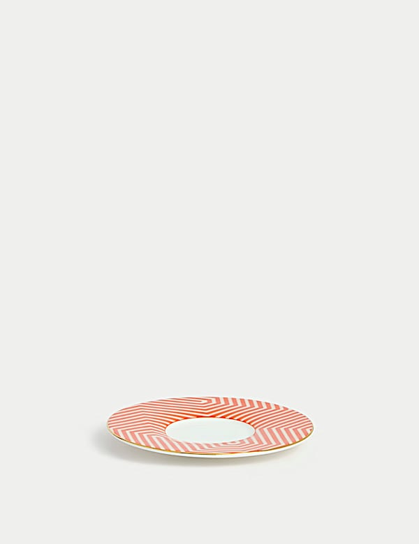 Bone China Geometric Espresso Cup & Saucer - KR