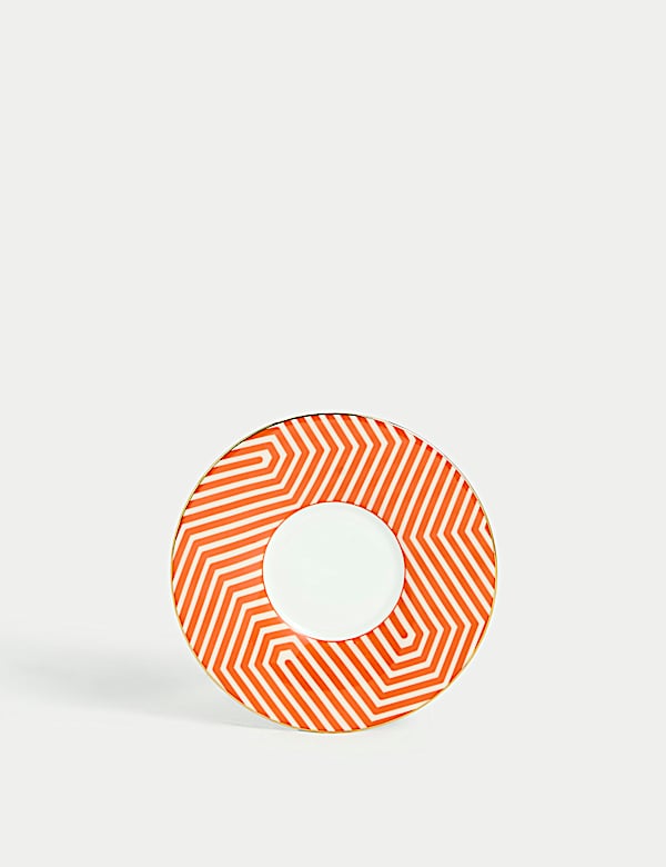 Bone China Geometric Espresso Cup & Saucer - KR