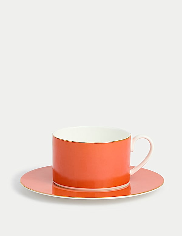 Bone China Cup & Saucer - TW